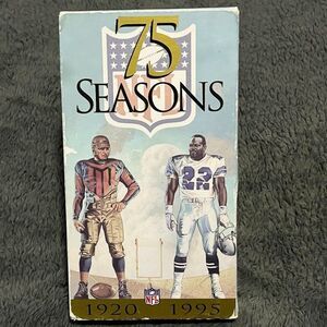 🔮 5/$25 Vintage NFL 75‎ Seasons 1920 - 1995 VHS